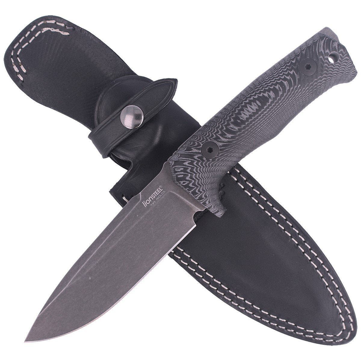 Nóż LionSteel Tactical Micarta Black Blade