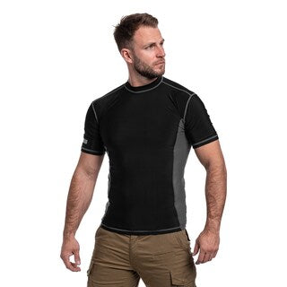 Koszulka termoaktywna Highlander Forces Pro Comp Short Sleeve - Black/Grey
