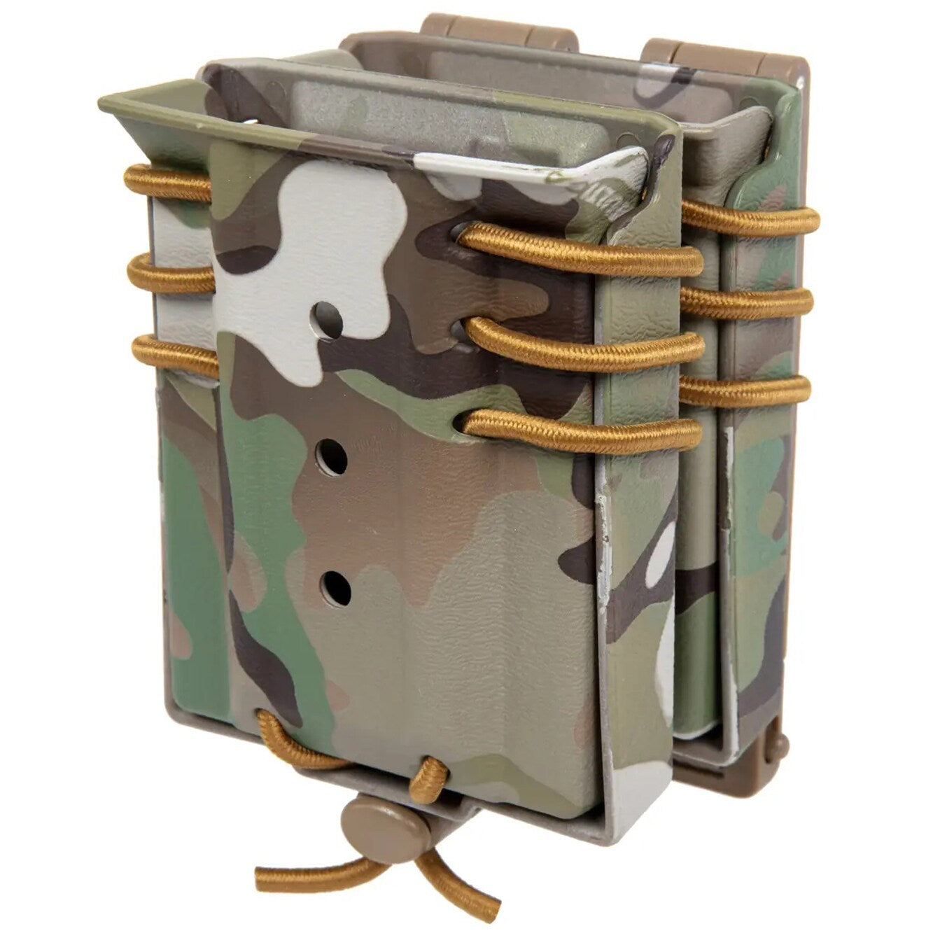 Podwójna ładownica Wosport Urban Assault Quick Pull na magazynki M4/M16 - MultiCam