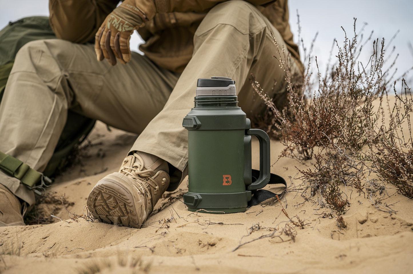 Termos Badger Outdoor Big Boy 1,3 l - Olive