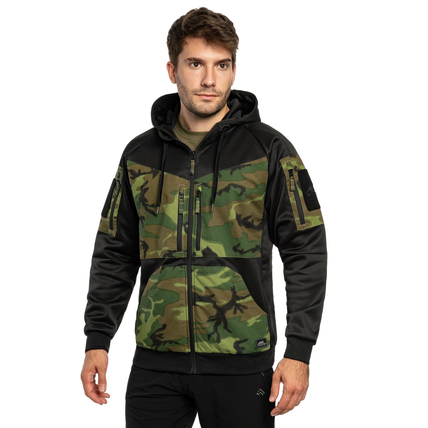 Bluza Helikon Rogue Hoodie - Black/ERDL