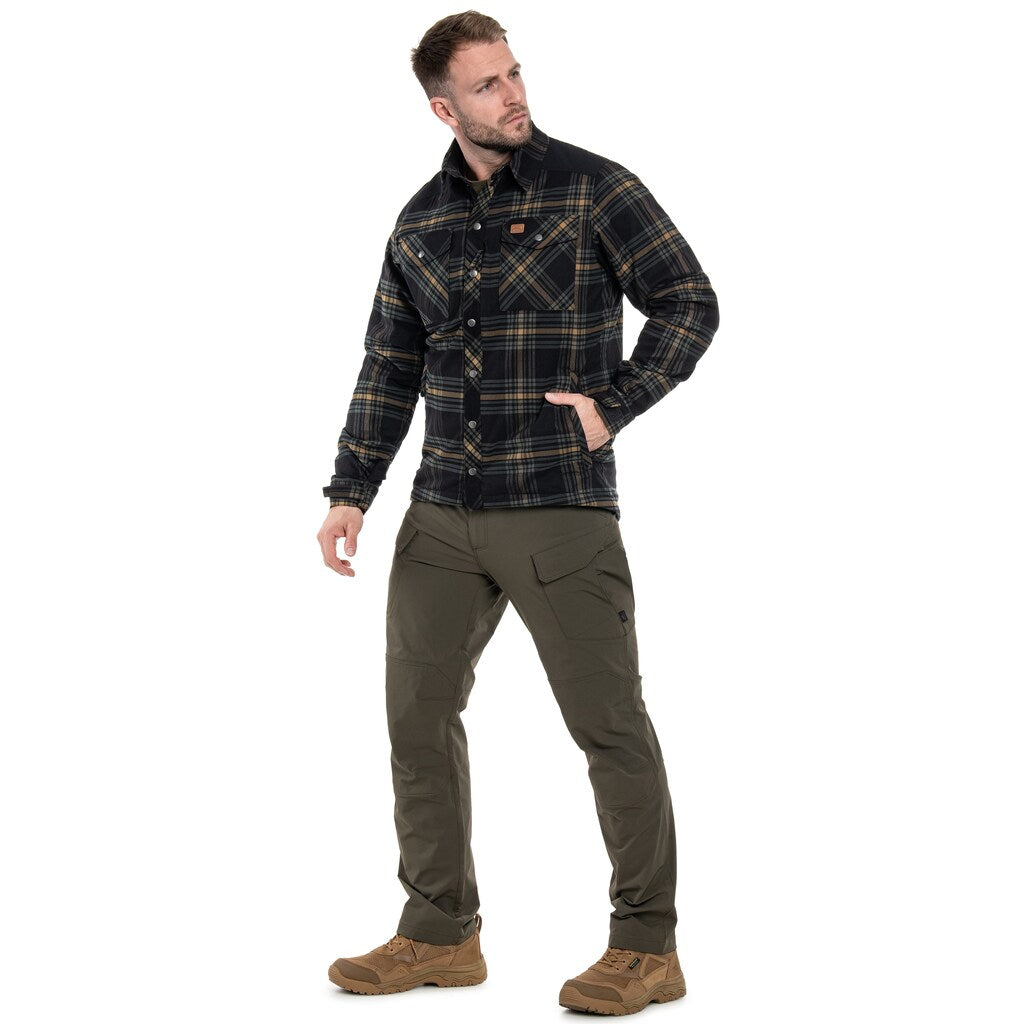 Koszula Helikon Winter Warden Long Sleeve - Slate Moorland Plaid