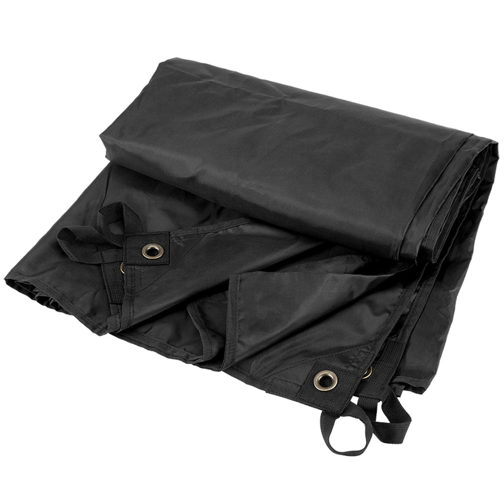Płachta biwakowa Brandit Premium Tarp 3 x 3 m - Black