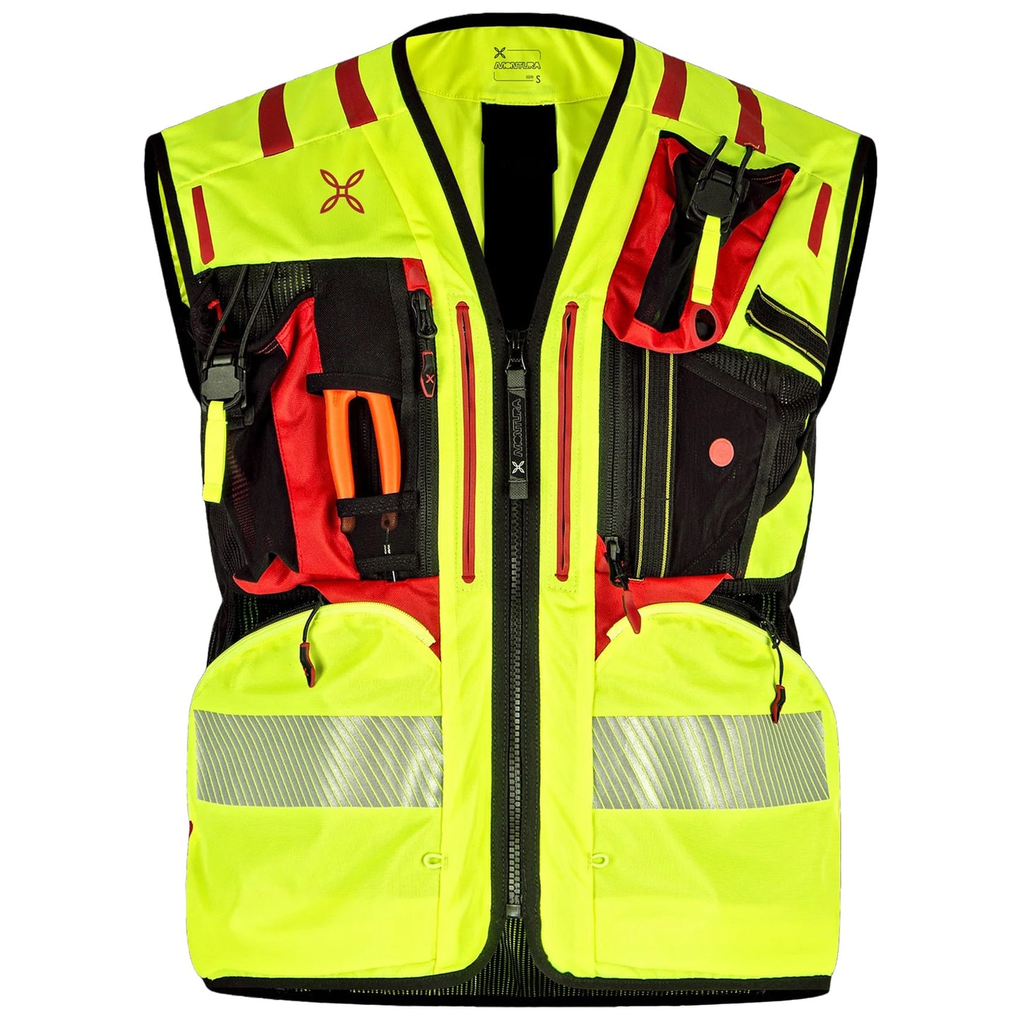 Kamizelka Montura Operator Evo 4 - Giallo Fluo/Rosso