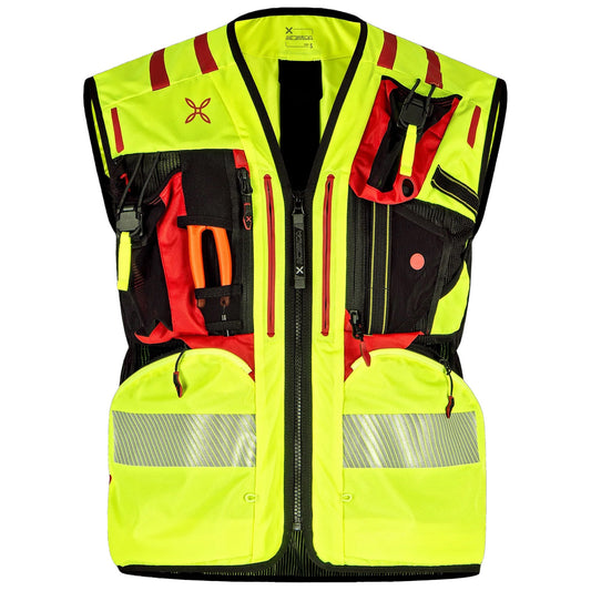 Kamizelka Montura Operator Evo 4 - Giallo Fluo/Rosso