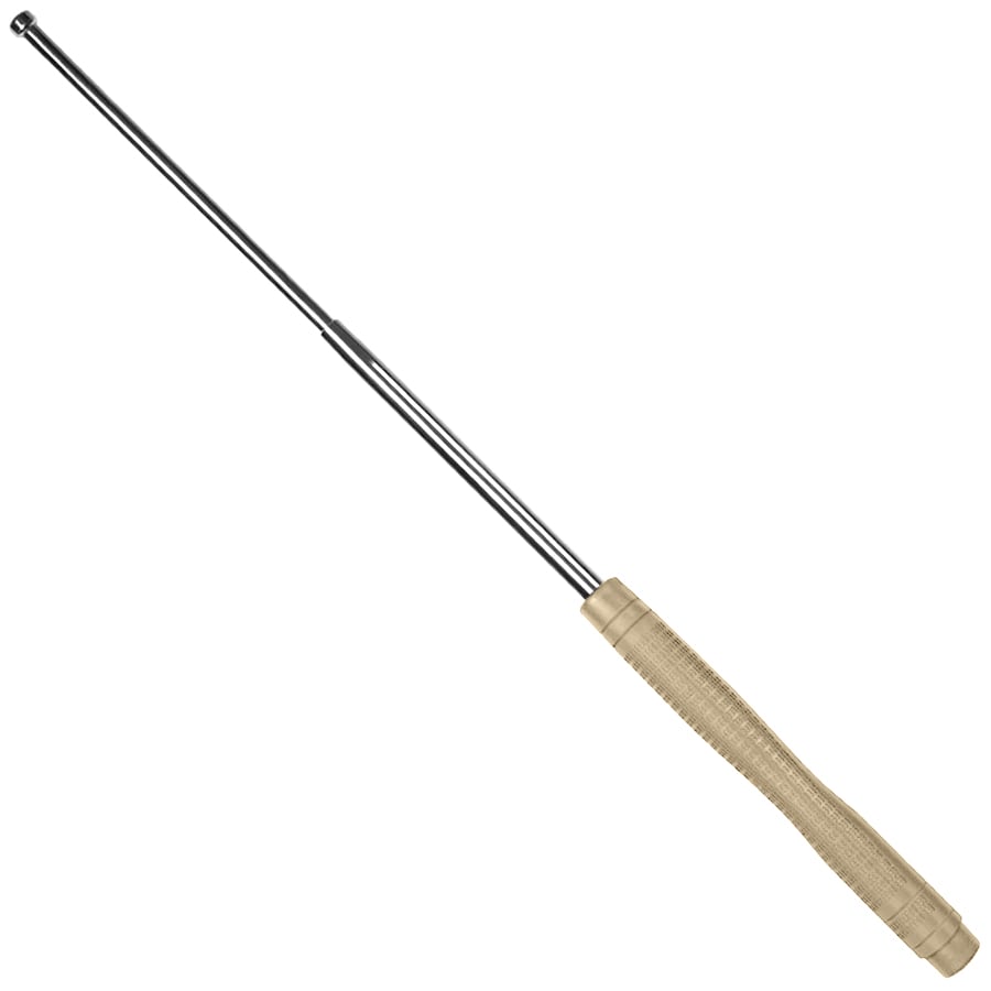 Pałka teleskopowa ESP Ergonomic hartowana 26" - Chrome/Khaki