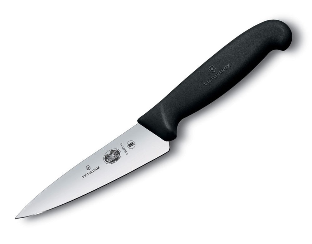 Nóż kuchenny Victorinox Black - szerokie ostrze 12 cm