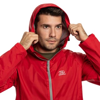 Kurtka Highlander Outdoor Stow & Go Pack Away V1 - Red