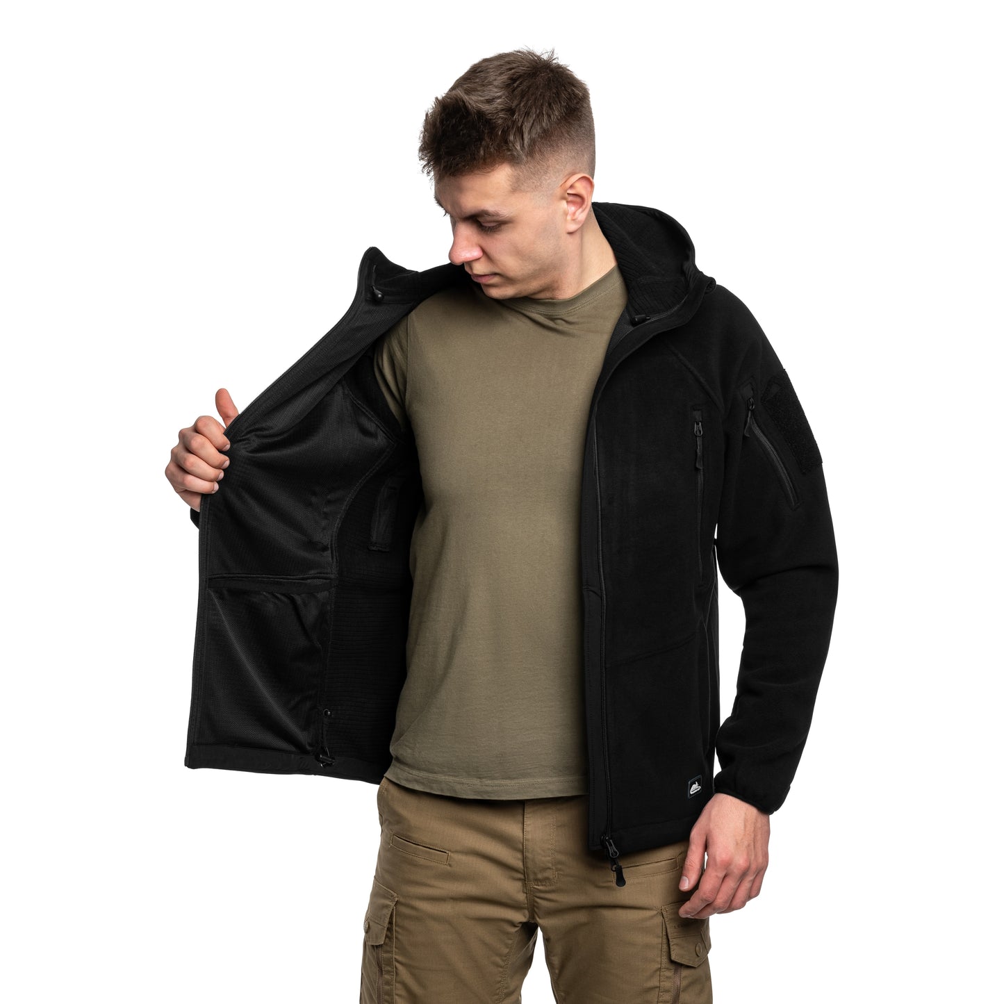 Polar Helikon Patriot Mk2 Hybrid Fleece - Black