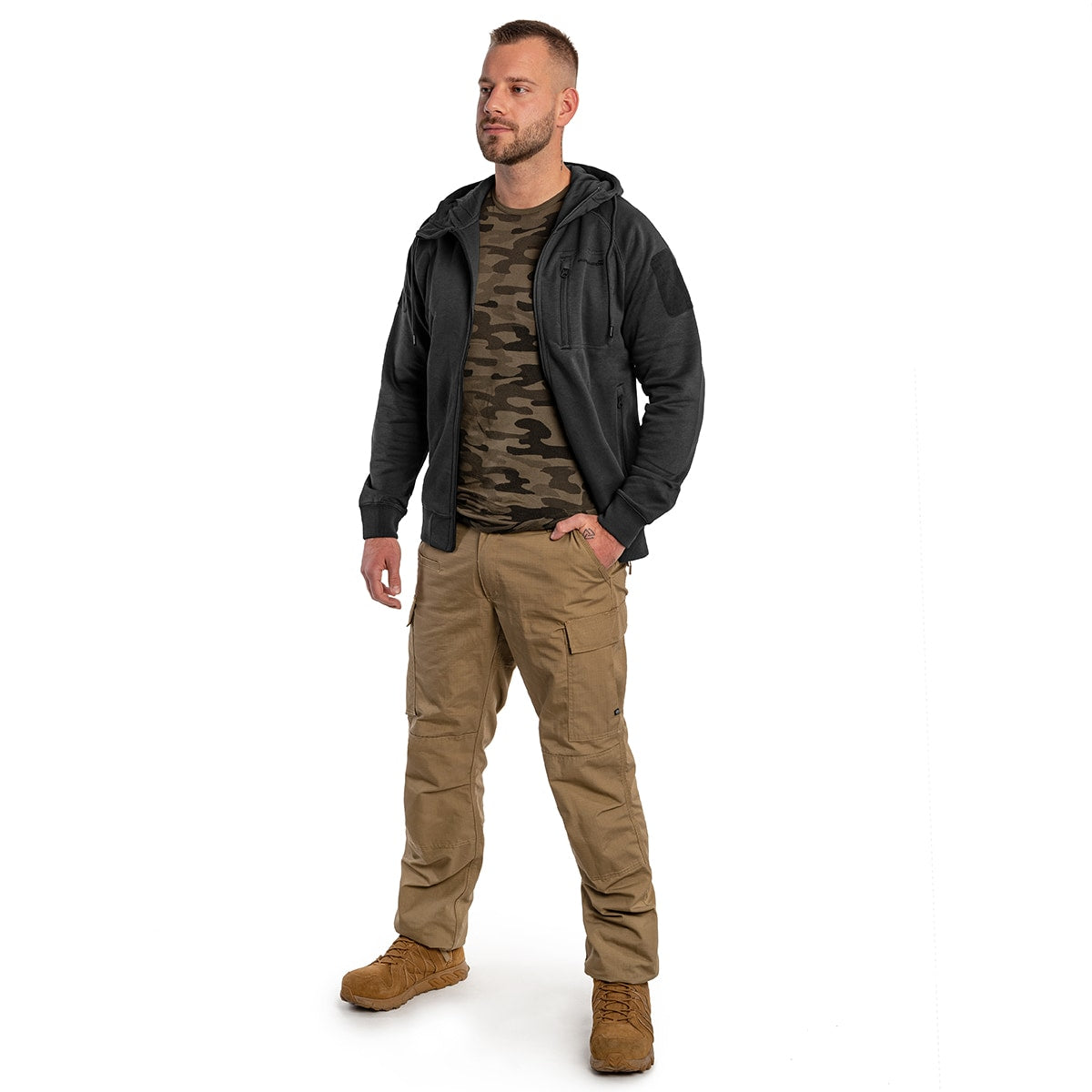 Bluza Pentagon Leonidas 2.0 Tactical Hoodie - Black