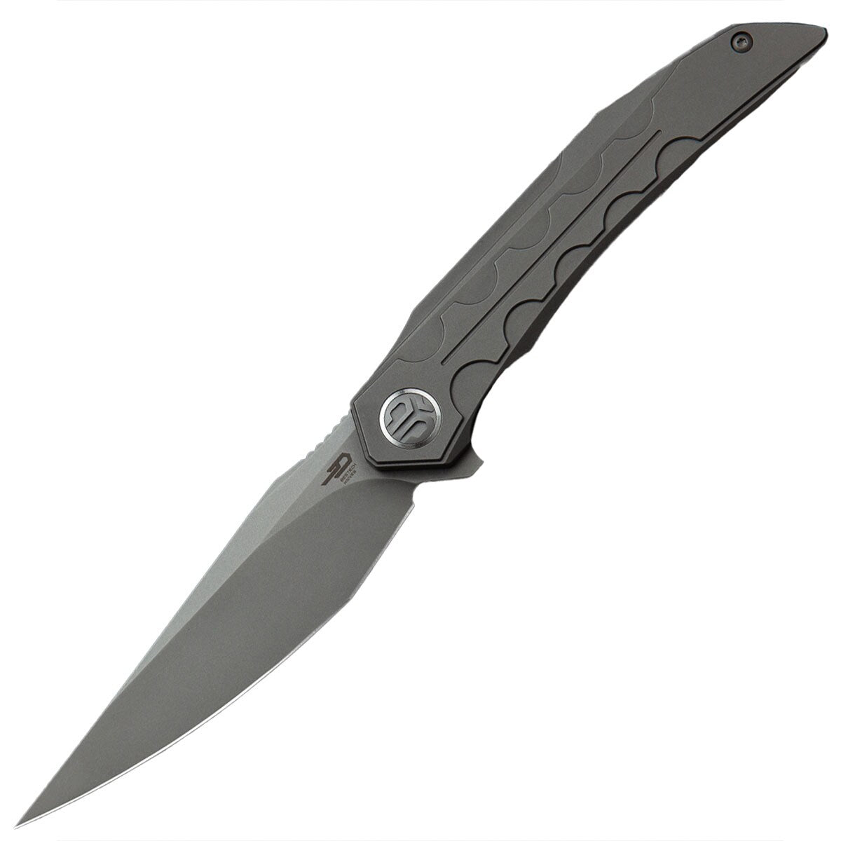 Nóż składany Bestech Knives Samari Stonewash - Grey