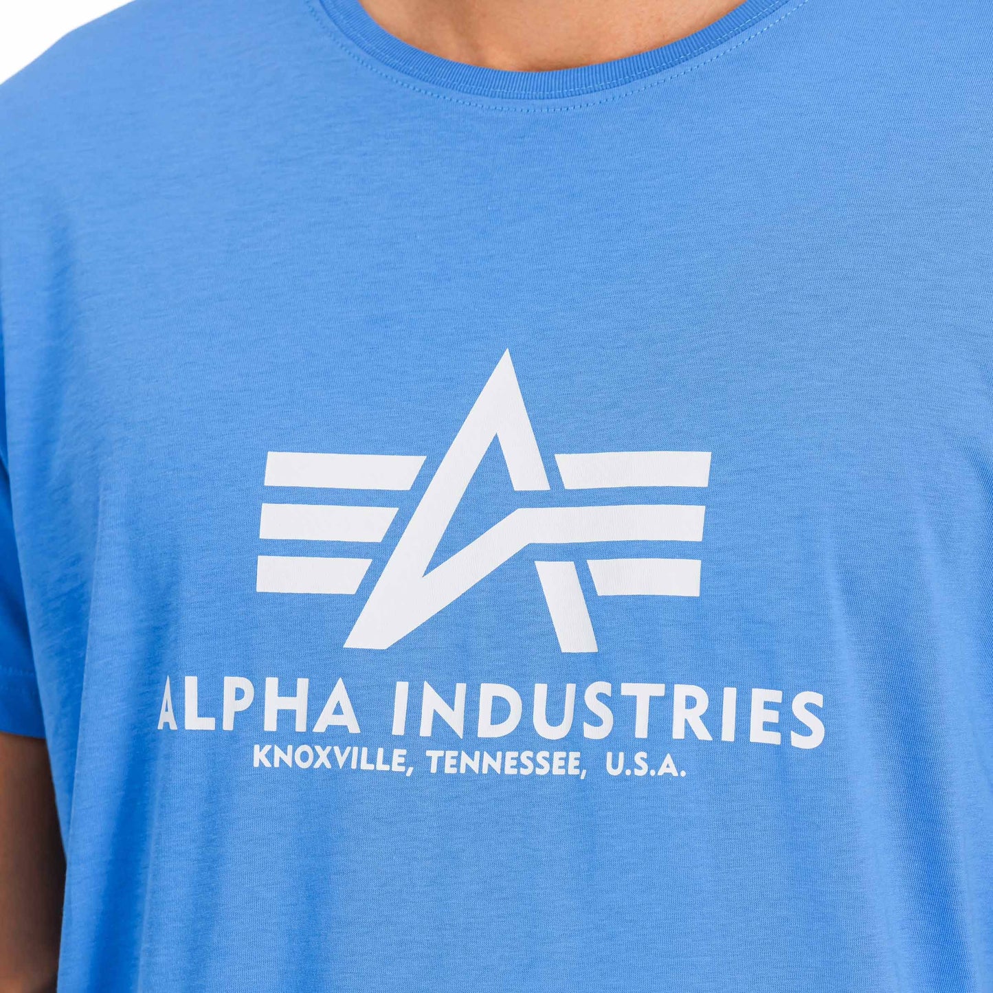 Koszulka T-shirt Alpha Industries Basic - Mediteranian Blue