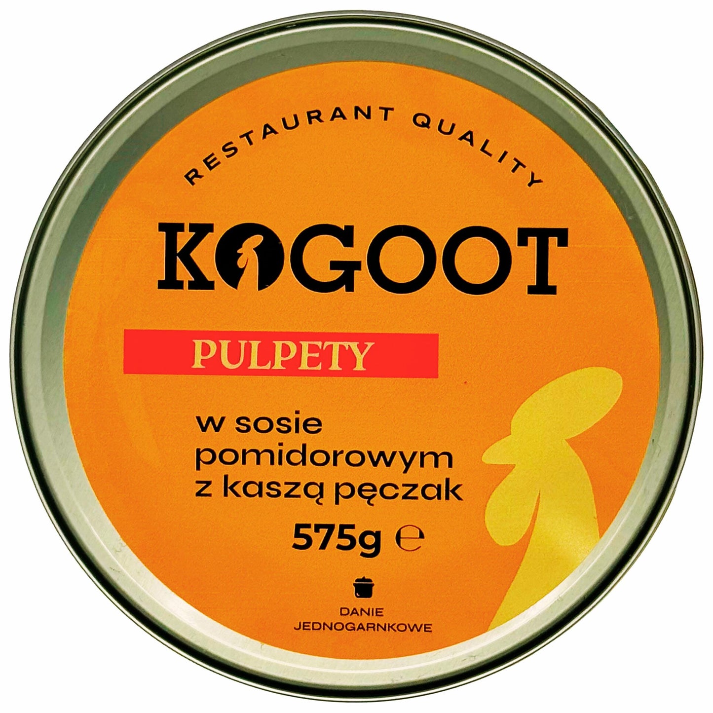 Żywność konserwowana Kogoot - Pulpety w sosie pomidorowym z kaszą pęczak 575 g