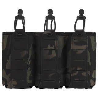 Potrójna ładownica Wosport na magazynki karabinowe - MultiCam Black