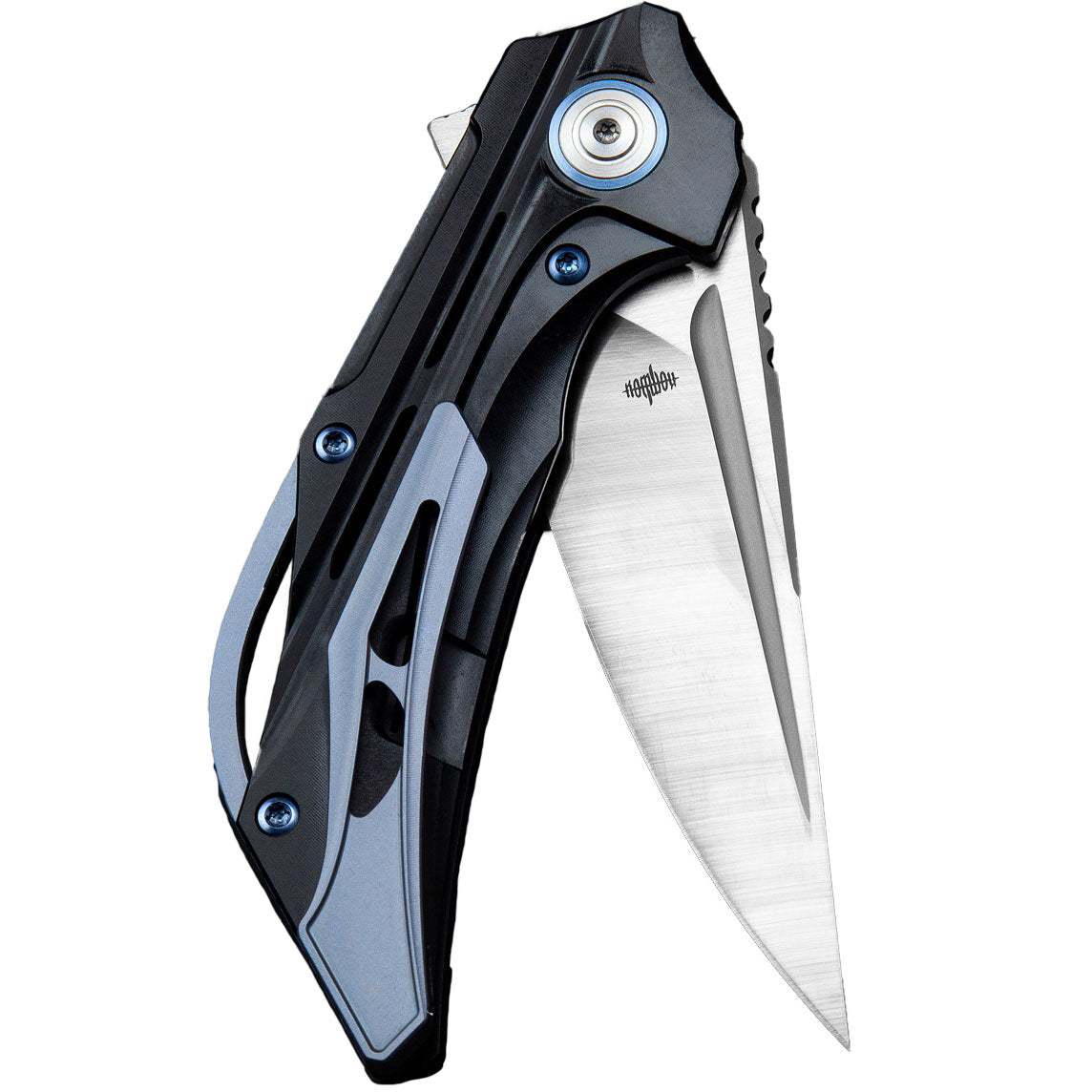 Nóż składany Bestech Knives Vigil - Satin Blade/Black Titanium