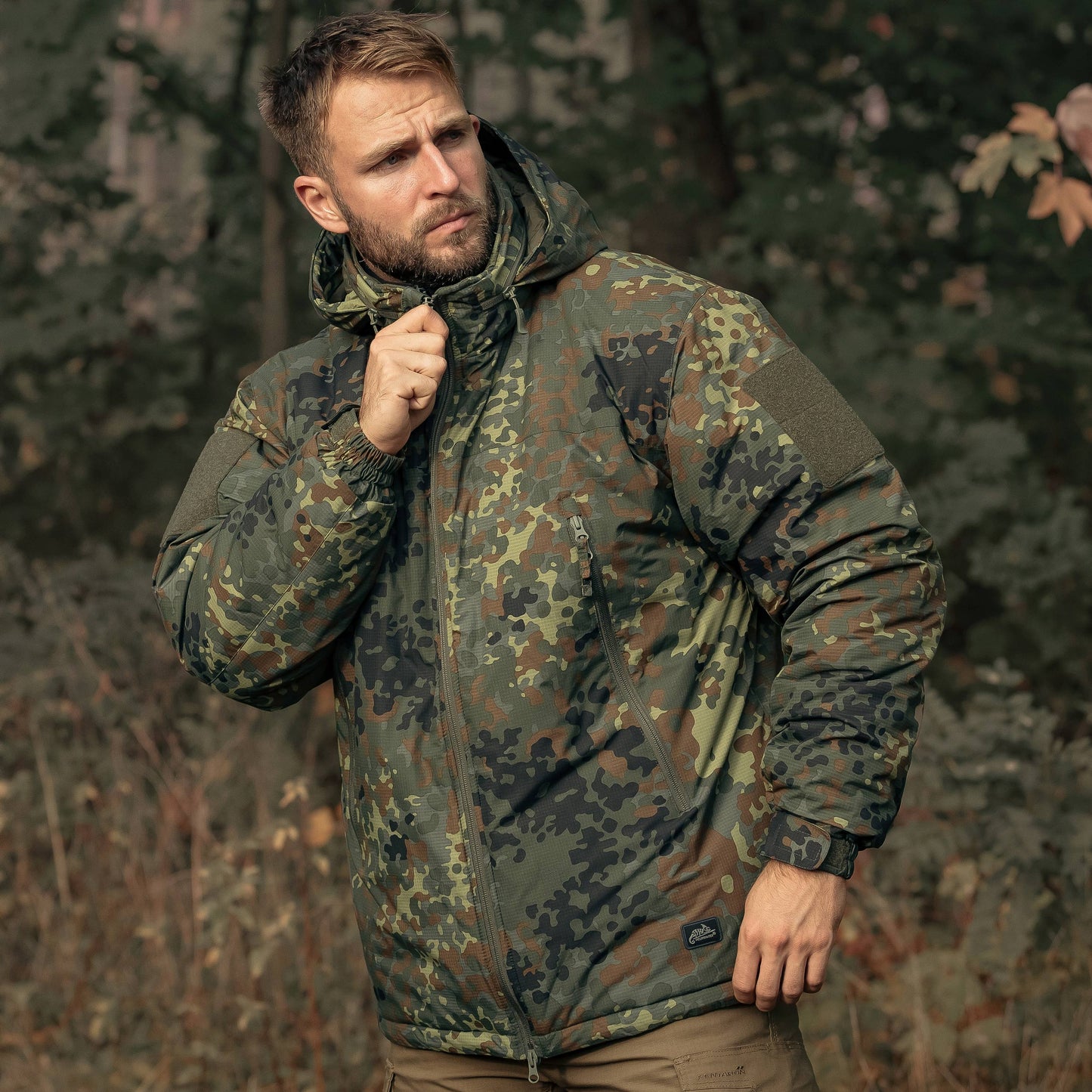 Kurtka Helikon Level 7 Climashield Apex 100 g - Flecktarn