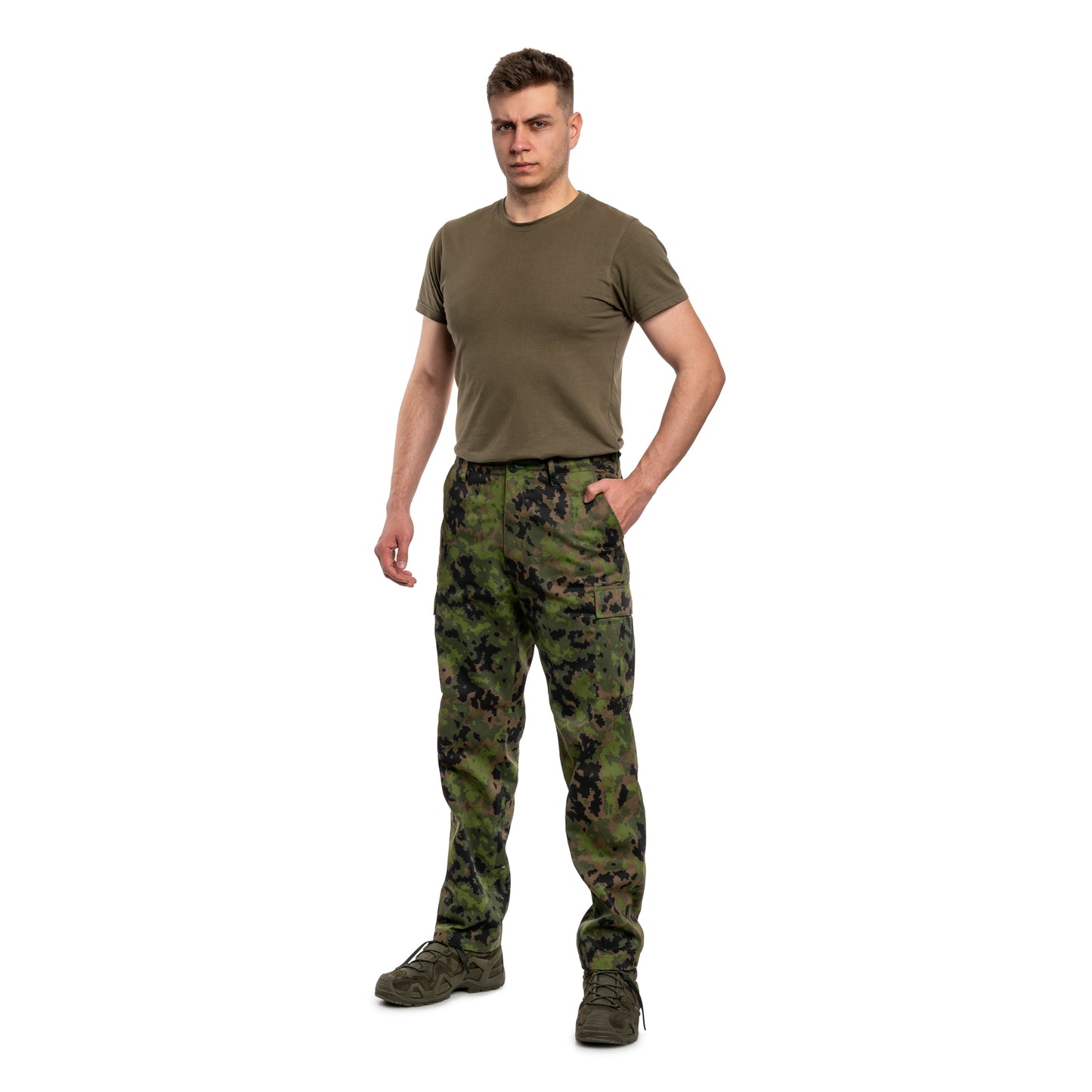 Spodnie wojskowe MFH US Combat BDU - M05 Camo