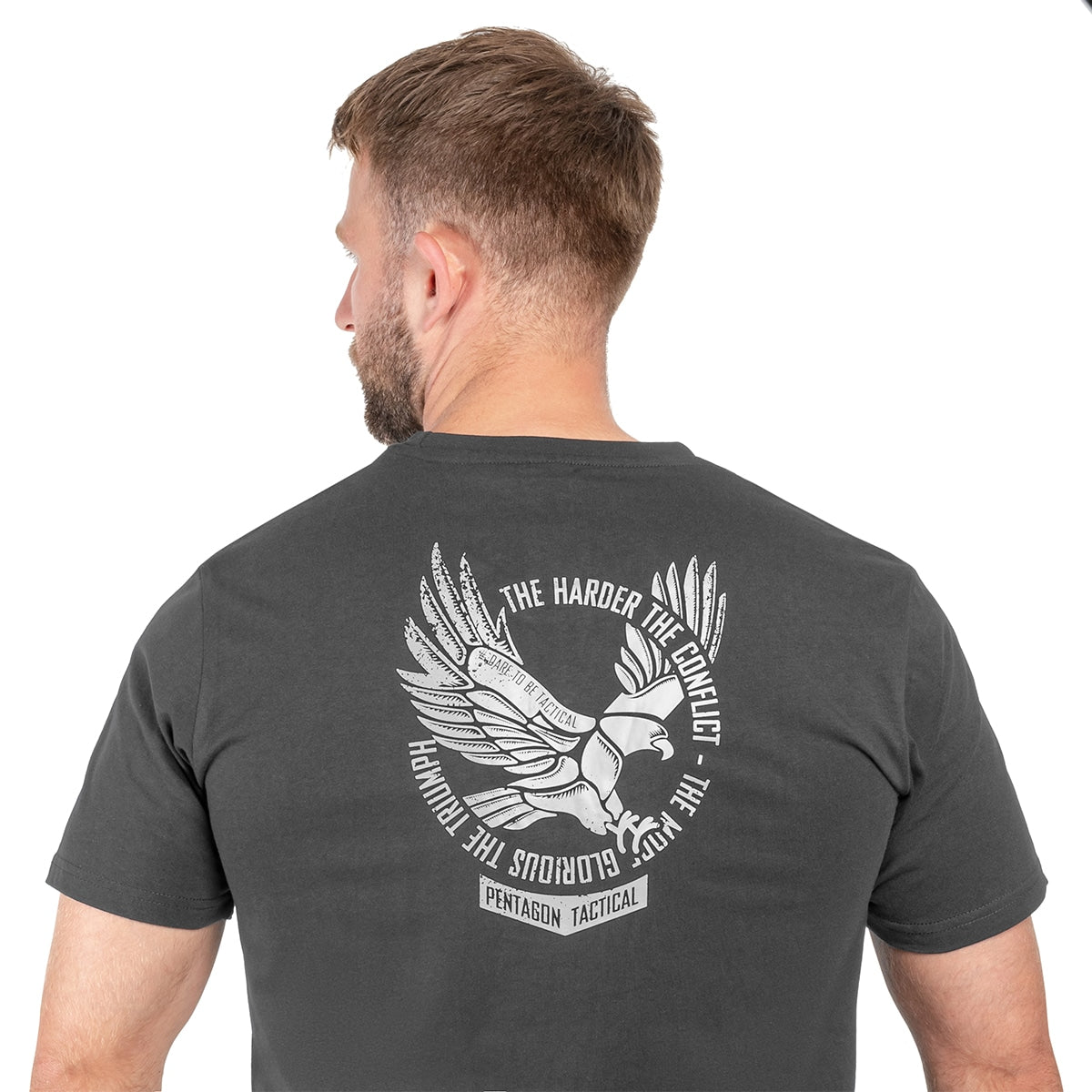 Koszulka T-Shirt Pentagon Ageron "Eagle" - Wolf Grey
