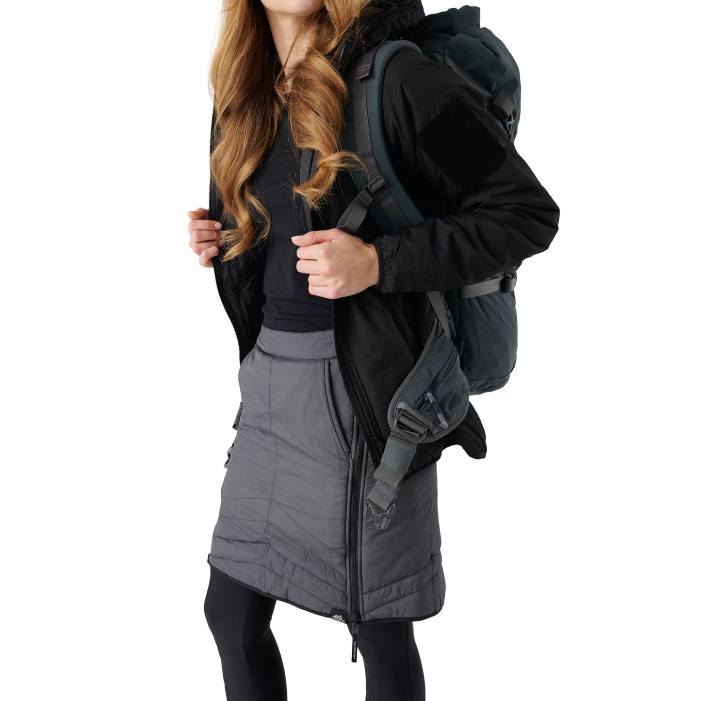 Spódnica dwustronna Helikon Yupik WindPack - Shadow Grey