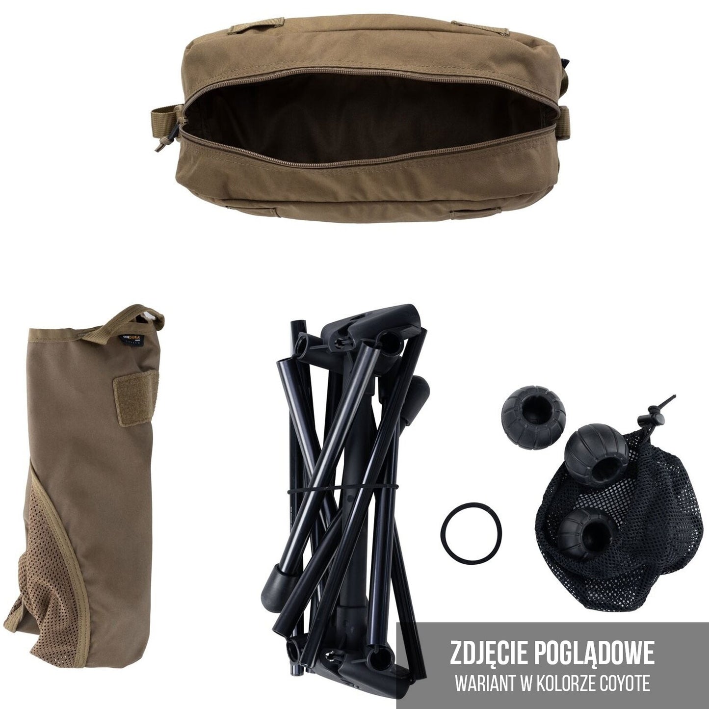 Krzesło składane Helikon Traveler - MultiCam