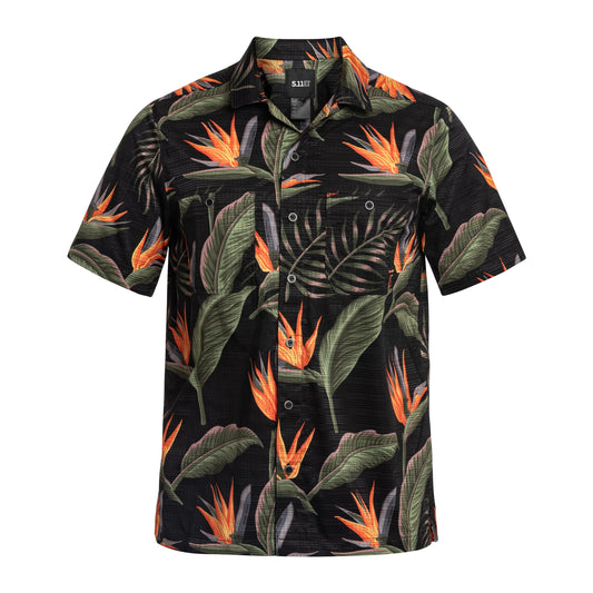 Koszula 5.11 Adventure Print Short Sleeve - Black Knives of Paradise