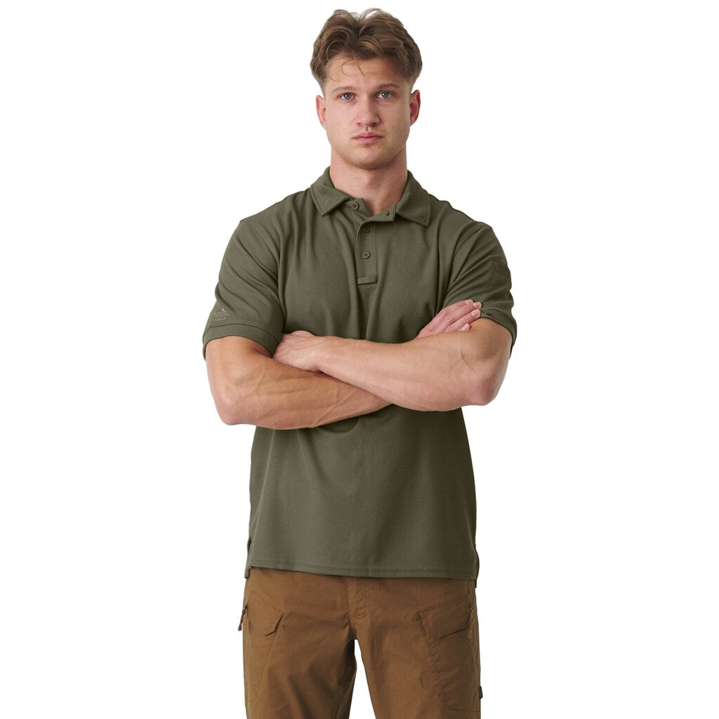 Koszulka termoaktywna Polo Helikon UTL TopCool - Olive Green