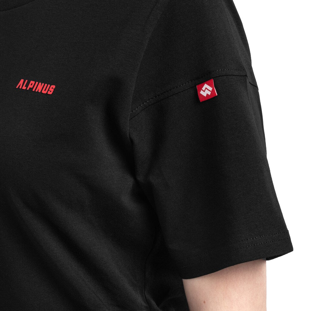 Koszulka T-shirt damska Alpinus Tulamba - Black