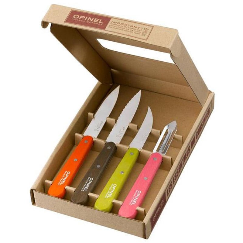 Zestaw noży kuchennych Opinel Essentials Fifties Box Set