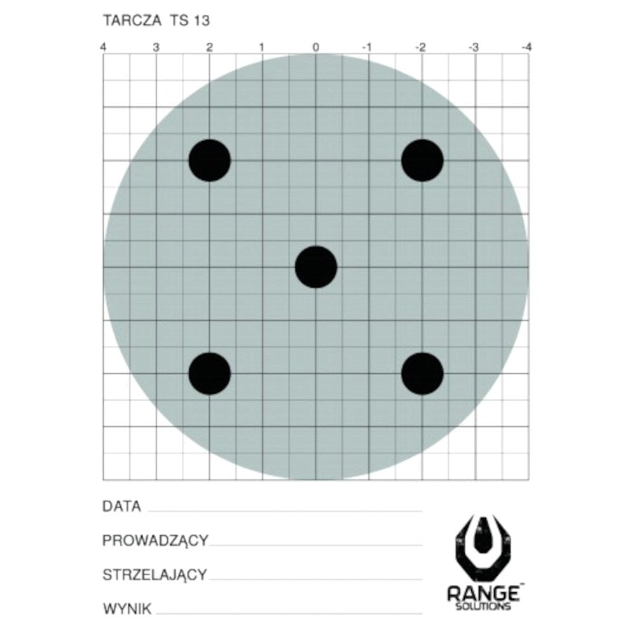 Tarcze strzeleckie Range Solutions TS-13 - 100 sztuk