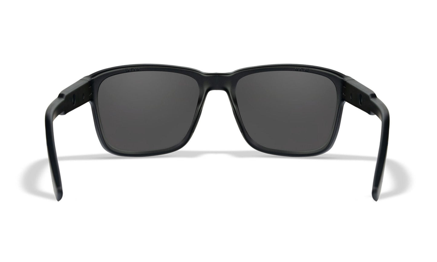 Okulary Wiley X Trek - Captivate Polarized Grey/Gloss Black
