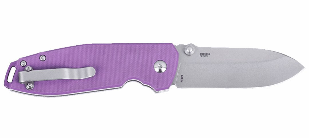 Nóż składany CRKT Squid XM Button Lock - Violet