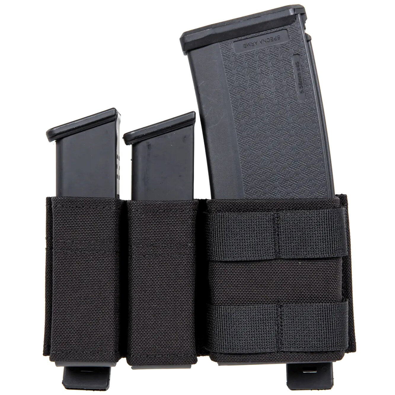 Potrójna ładownica Wosport Combo na magazynki - Black