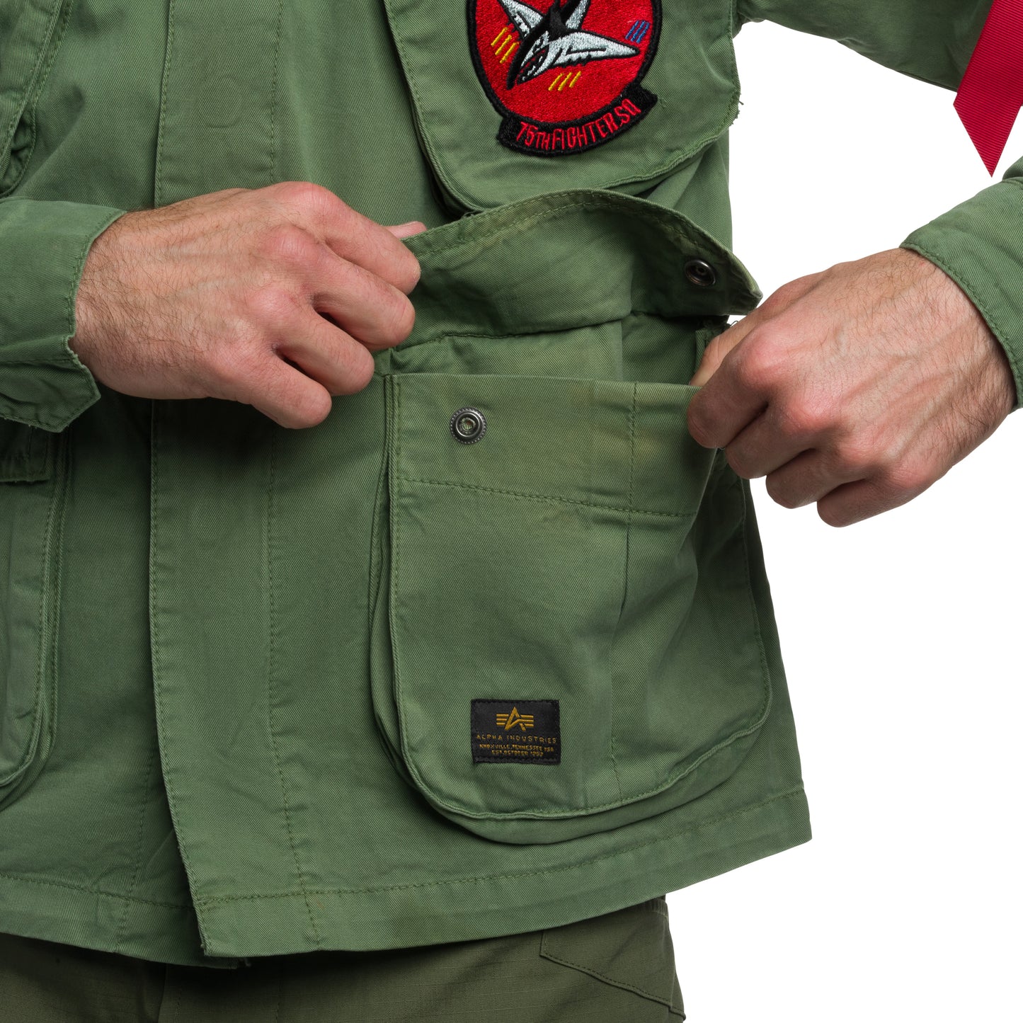 Kurtka Alpha Industries Field Flying Tigers - Vintage Green