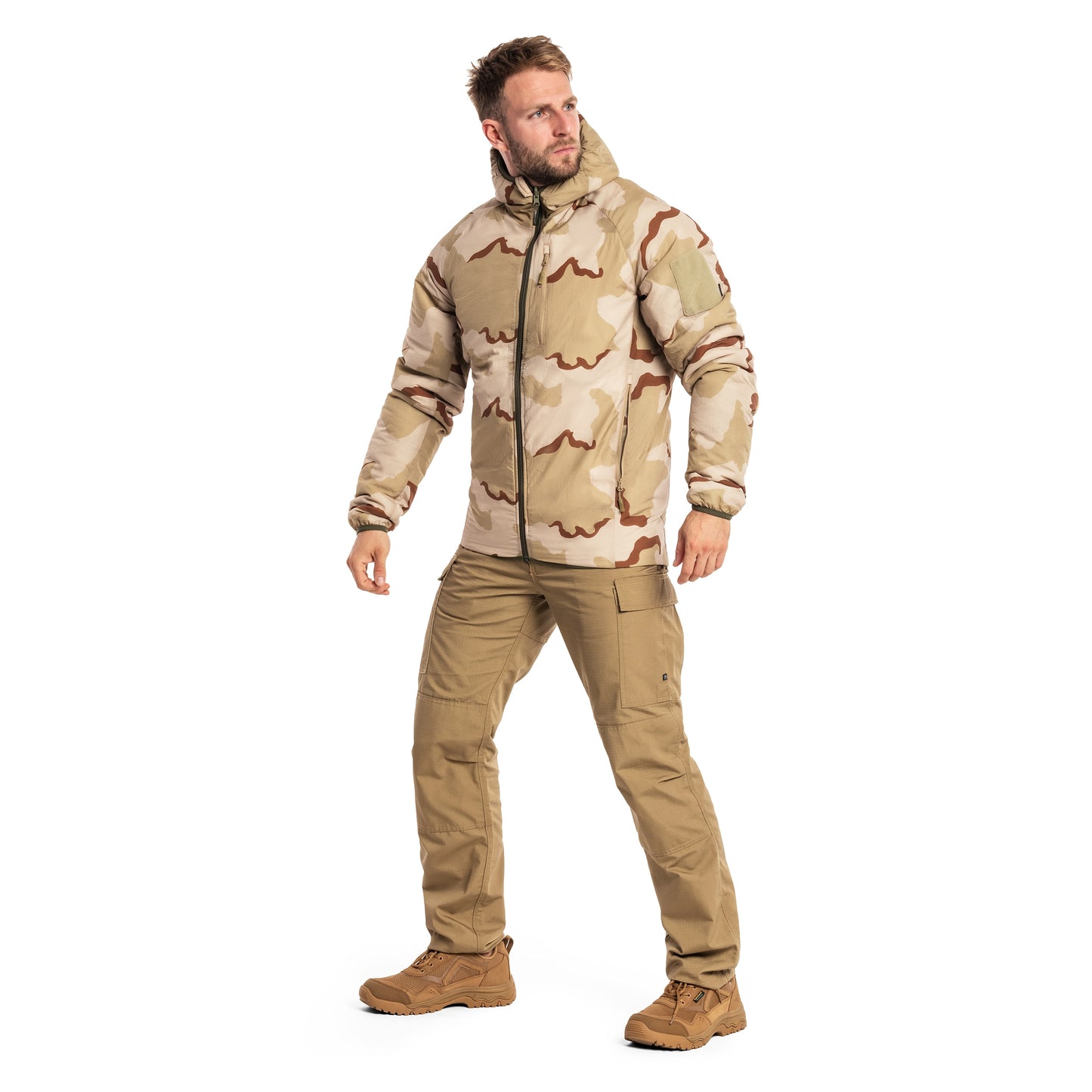 Kurtka dwustronna Helikon Wolfhound Hoodie - Desert Night Camo/US Desert