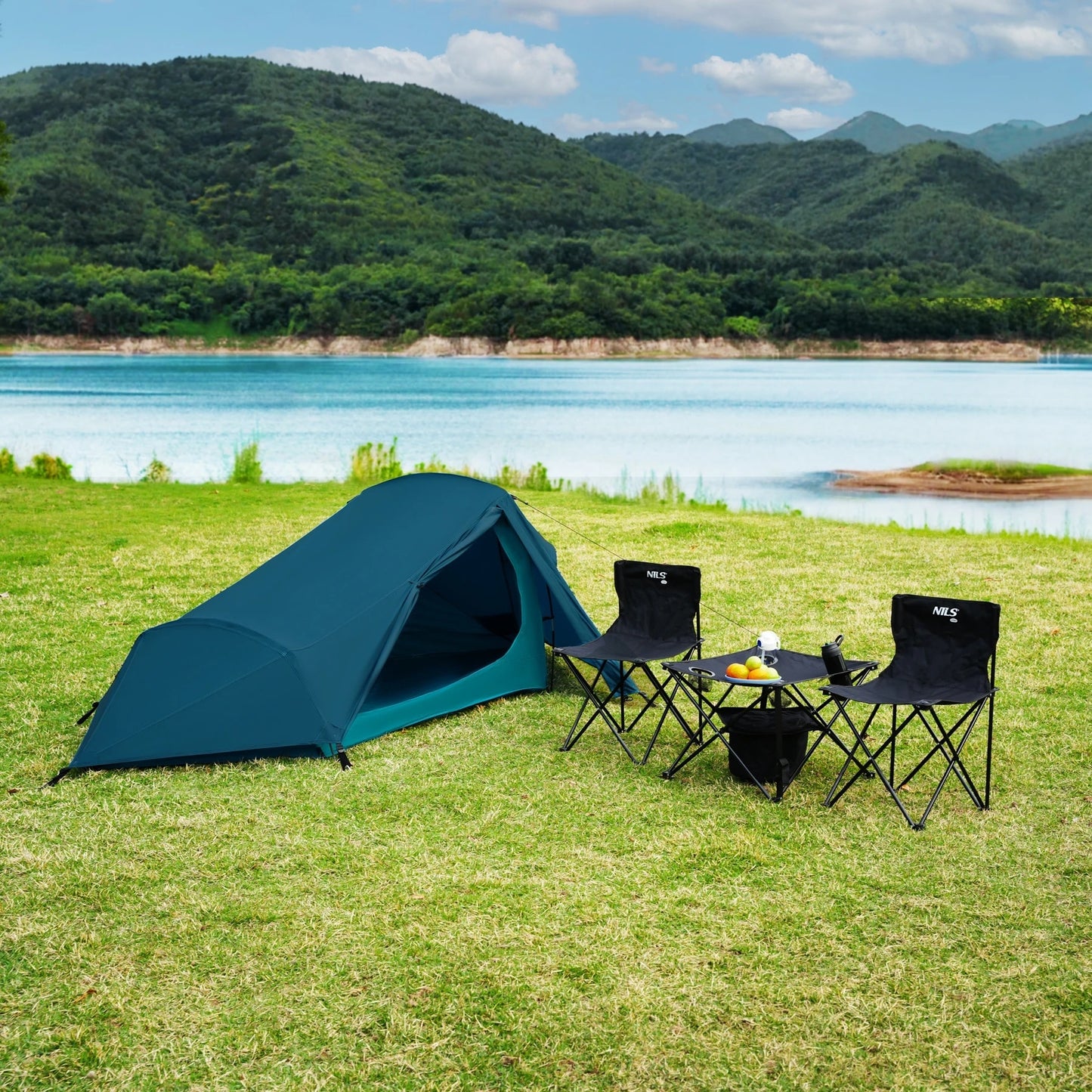 Namiot 2-osobowy Nils Camp NC2502 Ultra Light Skyair 2 - Niebieski