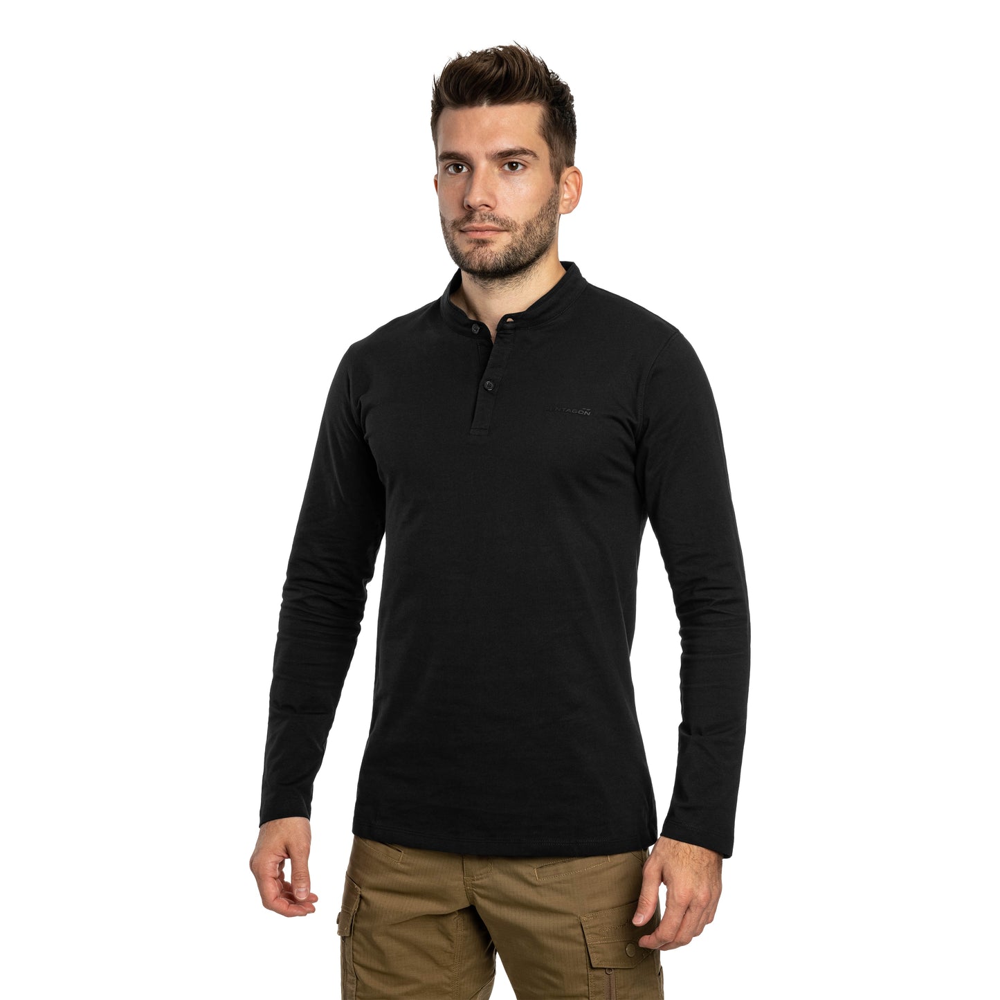 Koszulka Pentagon Romeo Henley 2.0 - Black