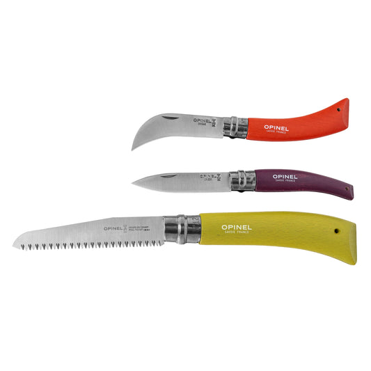 Zestaw noży ogrodniczych Opinel Coloured Gardener Box Set