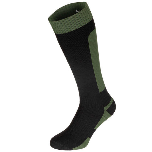 Skarpety MFH Long Waterproof - Olive/Black