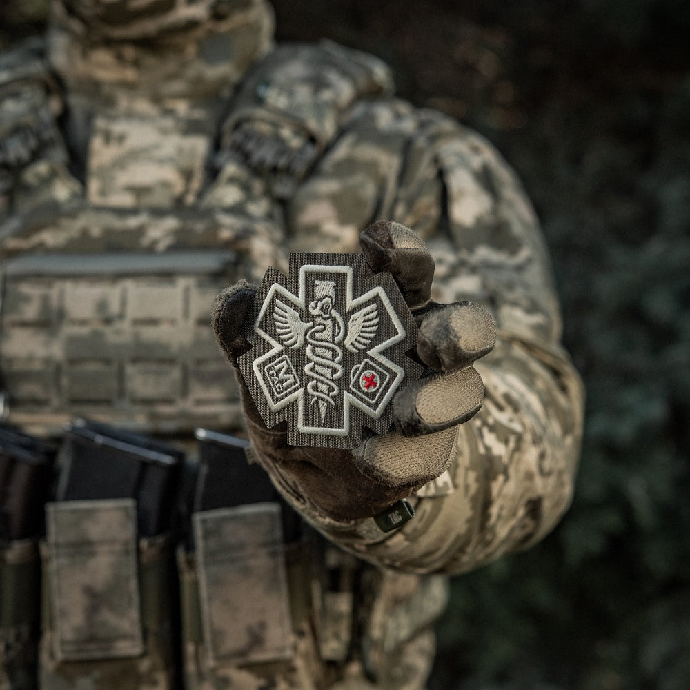 Naszywka M-Tac Paramedic (Haft) - Ranger Green