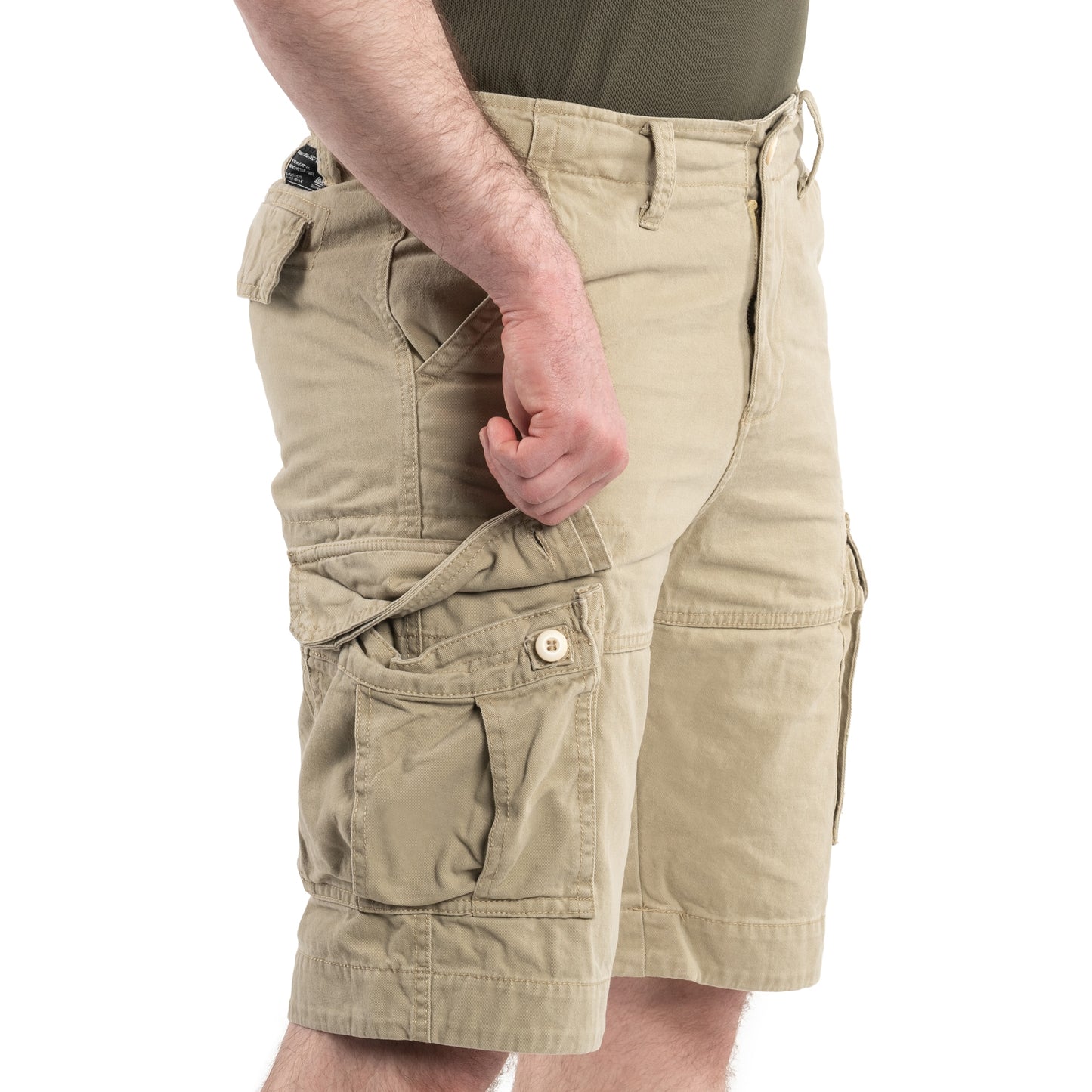 Szorty Mil-Tec Vintage Prewash - Khaki