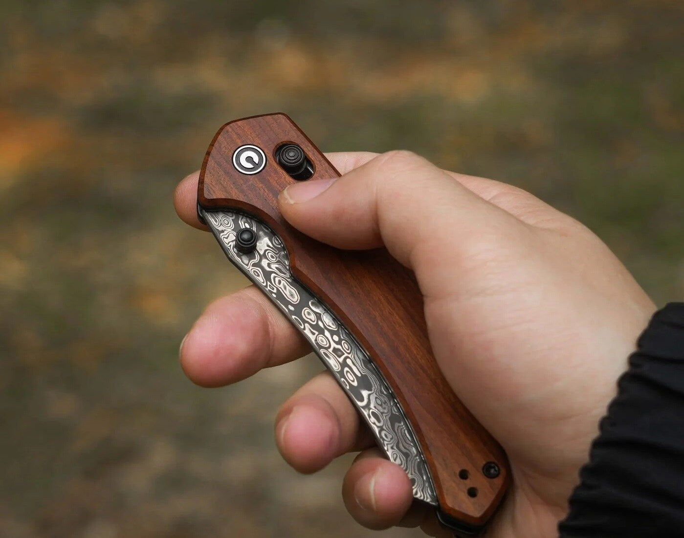 Nóż składany Civivi Sixgill Wood - Brown
