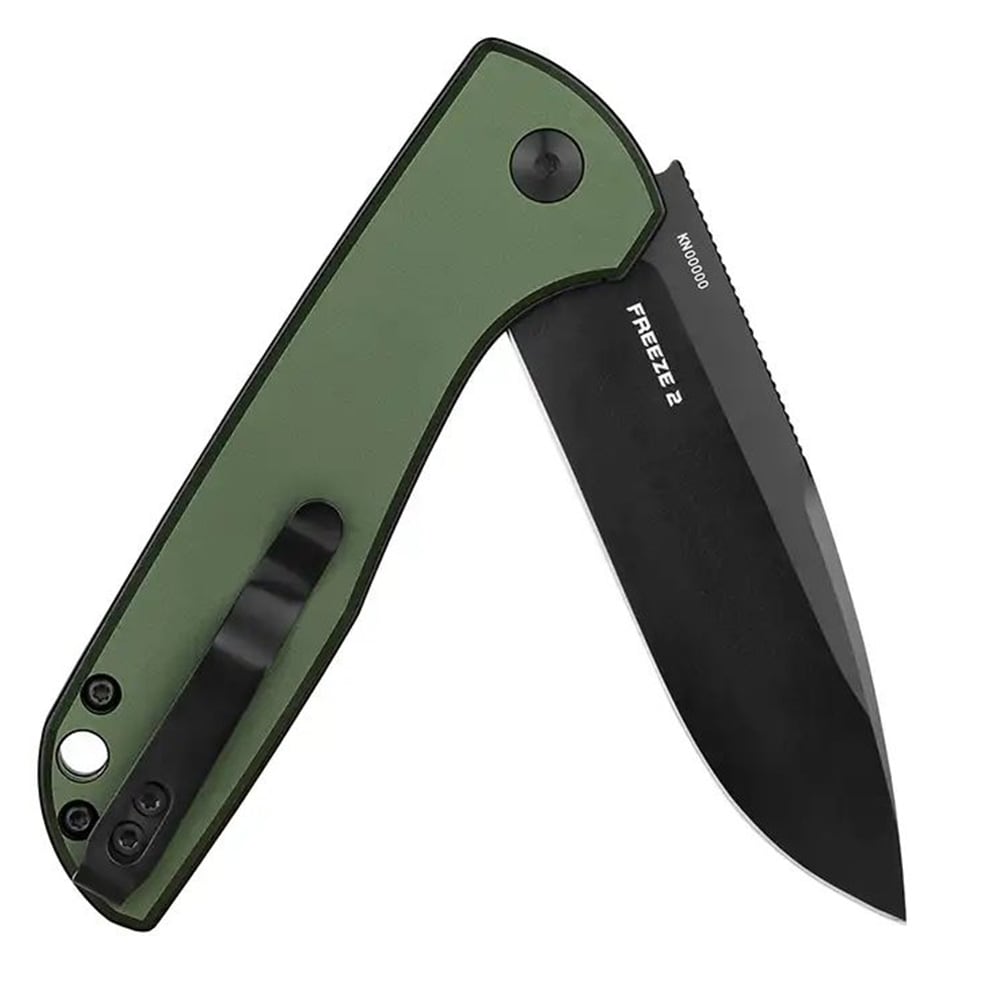 Nóż składany Oknife Freeze 2 OD Green - stal nierdzewna 154CM