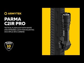 Latarka na broń Armytek Parma C2IR Pro Black - 1250 lumenów