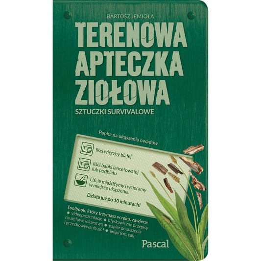 Książka "Terenowa apteczka ziołowa. Sztuczki survivalowe" - Bartosz Jemioła