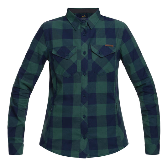 Koszula damska Helikon Marigold - Moss Green Checkered