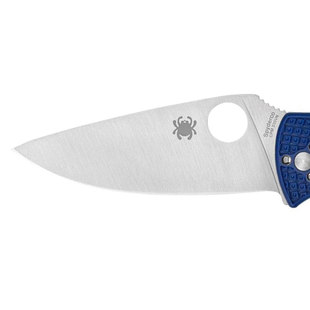 Nóż składany Spyderco Tenacious Lightweight Plain CPM S35VN - Blue