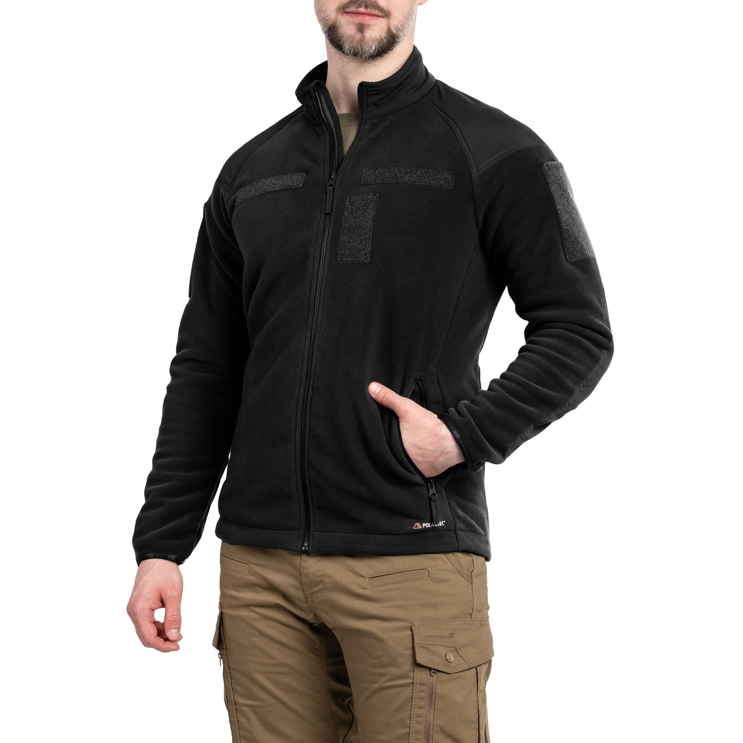 Polar M-Tac Combat Fleece Polartec Jacket - Black