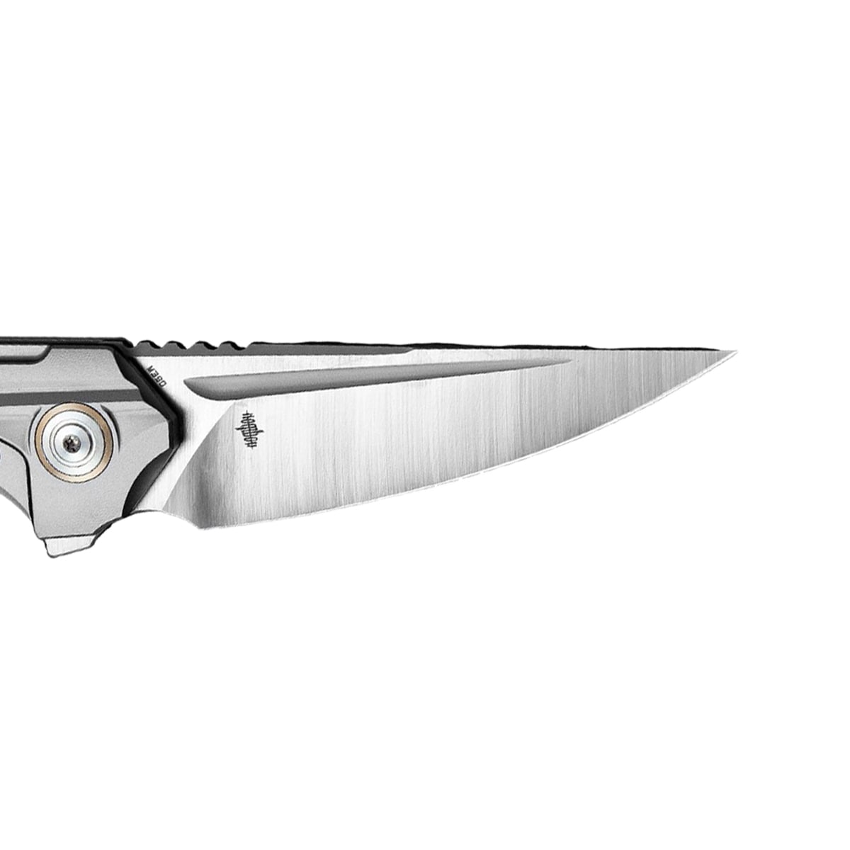 Nóż składany Bestech Knives Vigil - Satin Blade/Grey Titanium