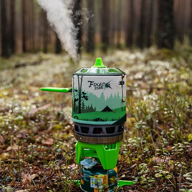 Kuchenka turystyczna Fire Maple FMS-X3 z garnkiem - Green