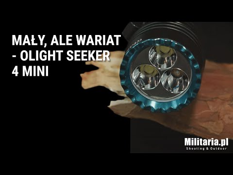 Latarka taktyczna Olight Seeker 4 Mini Cool White Blue - 1200 lumenów